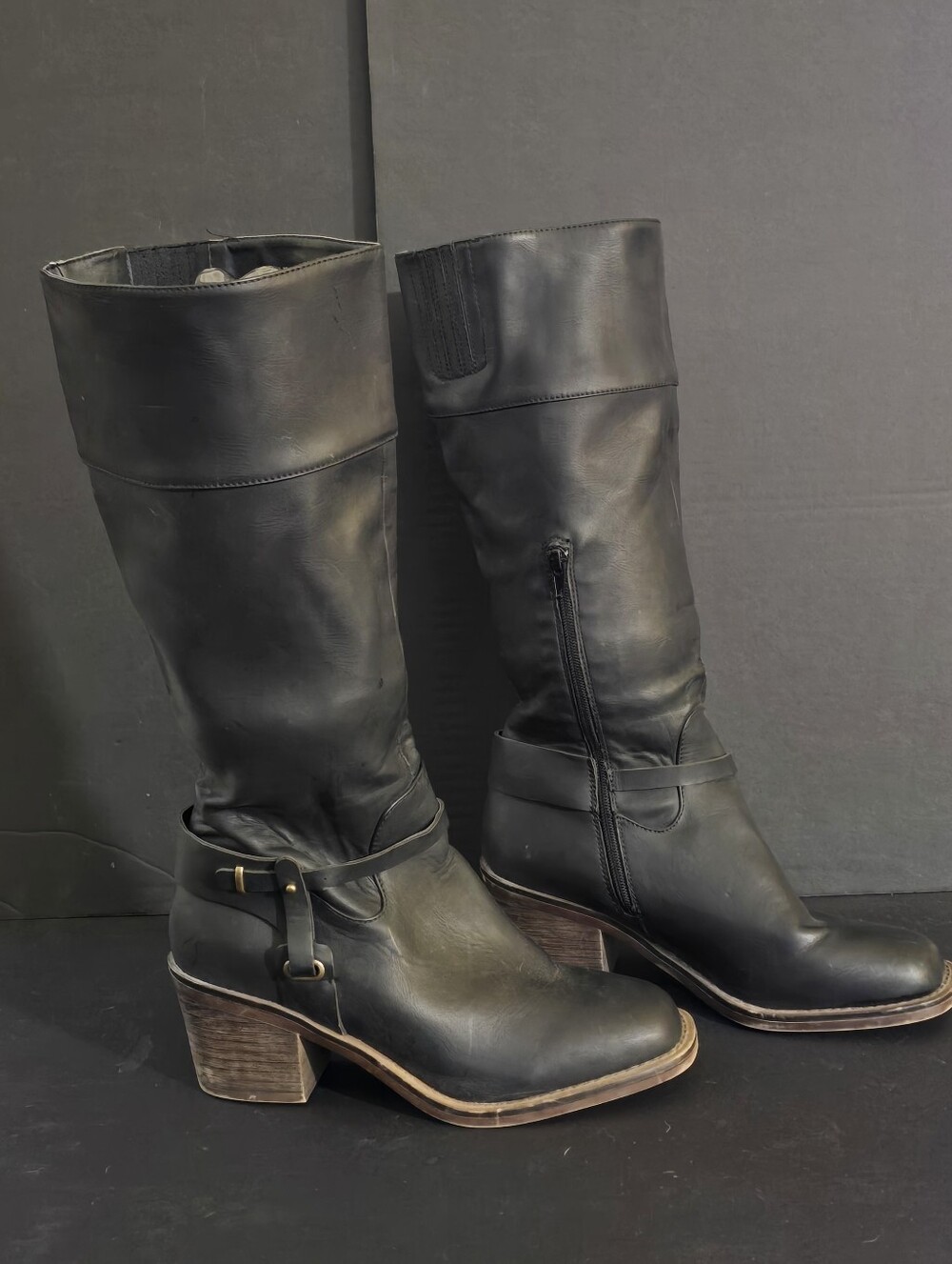 XOXO Marisa Knee High Western Boots SZ 10M